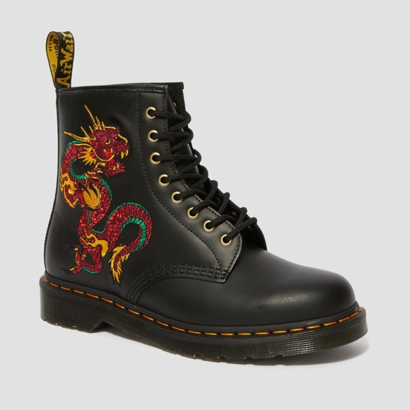 dr martens embroidered